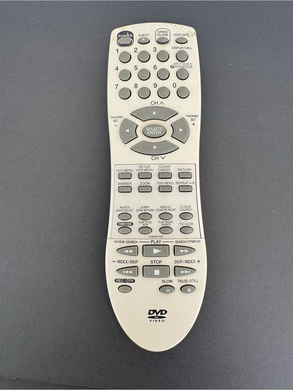 Silver DVD Video Remote Control - Universal DVD Player Remote - Picture 1 of 2